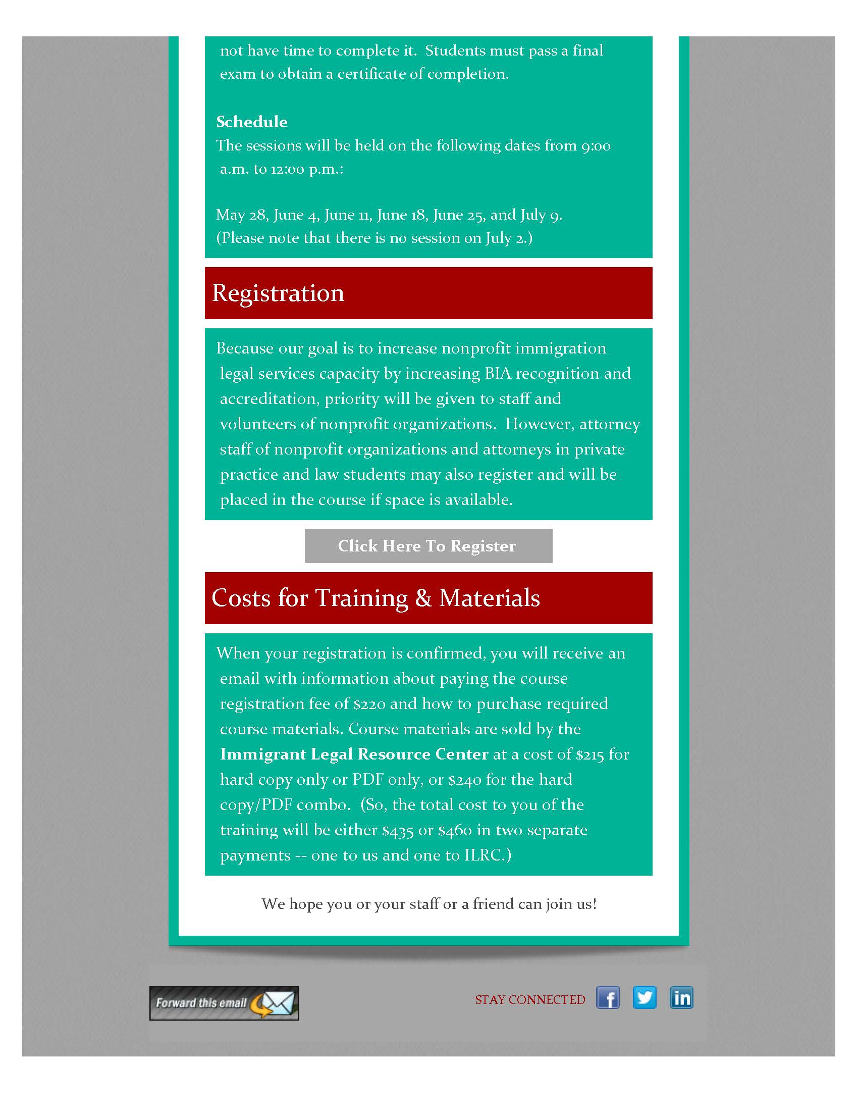 Immigration Law Fundamentals Training Michigan Immigrant Rights Center