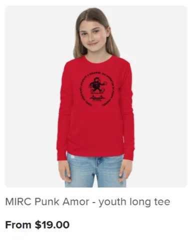 MIRC Punk Amor - youth long tee