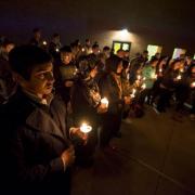 Picture of candlelight vigil